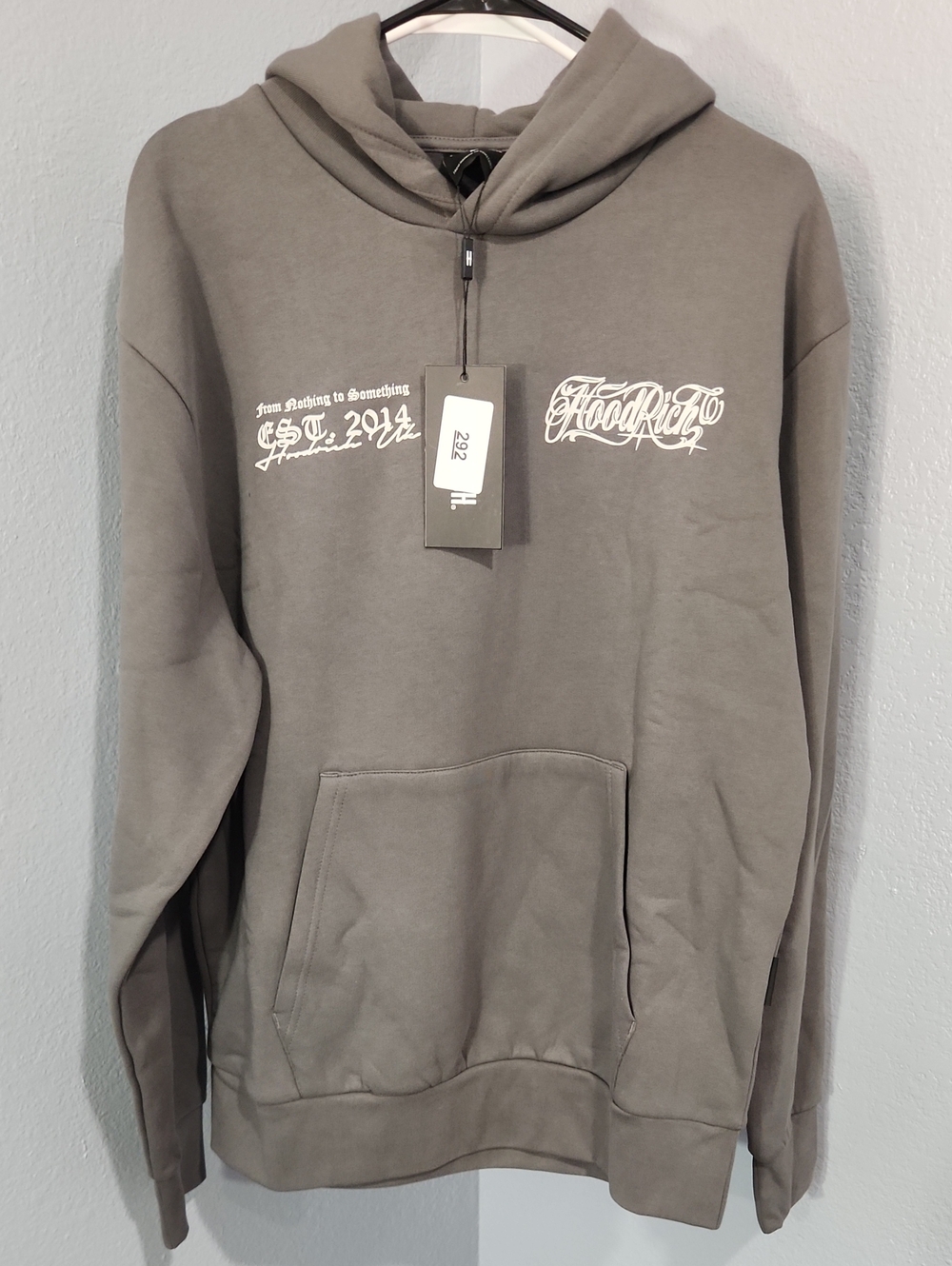 Hoodrich Gray Pullover Hoodie